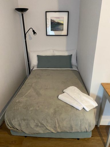 Sofá cama de 1,05 con colchón y lámpara de lectura